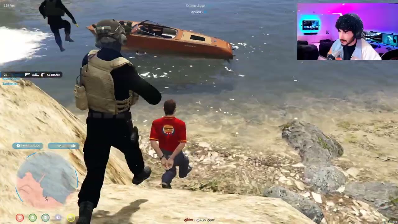 تم حتقالي من  المكافحه الرهاب بدوب سسب 😱 شاهد شورخان ماذا فعل🤣