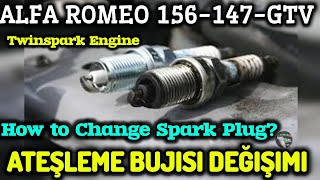 How to Change Spark Plugs Alfa Romeo 156 / 147 / GT - TWINSPARK ENGINE