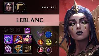 LeBlanc Top vs Ornn - EUW Master Patch 26.08
