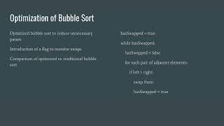 Introduction to Bubble Sort