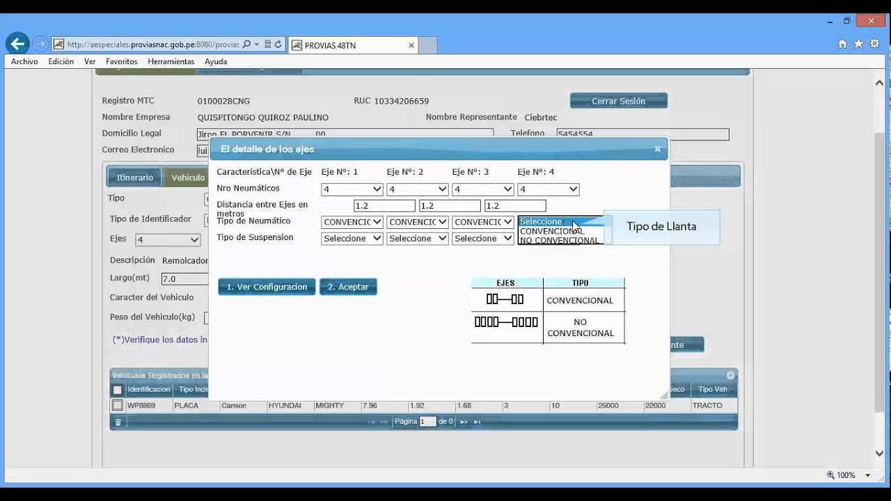 MODULO DE AUTORIZACIONES HASTA 48 TONELADAS