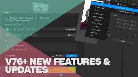 Spark AR Studio V76+ New Features and Update
