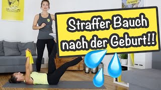 Bauch Straffen Abnehmen Nach Schwangerschaft Fitmumworkout Youtube