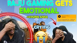 RAJU GAMING GOT EMOTIONAL IN LIVE | #cosmicboy #rajugaming @RajuGaming_RG @TheCosmicBoy1 #maddy screenshot 1
