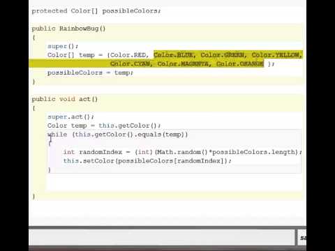 Mr. Hazard's CS - 5-2 - Intro to Inheritance and GridWorld Part 2 - Computer Science for High School