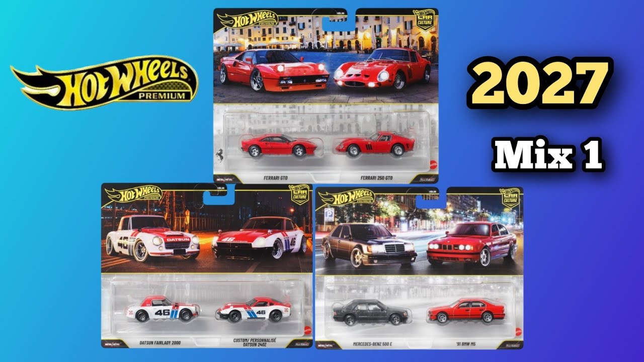 Hot Wheels 2027 Mix 1 Two Pack Set - YouTube