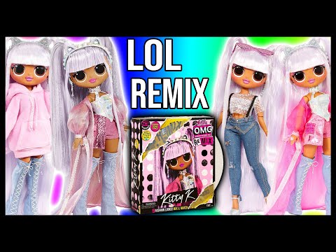 OMG LOL SÜRPRİZ KİTTY K. REMIX SERİSİ **YENİ SERİ GERÇEK SAÇLI LOL OMG** Dobişko Tv