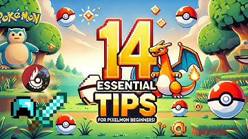 14 PIXELMON TIPS TO GET AHEAD! (Pokemon in Minecraft)