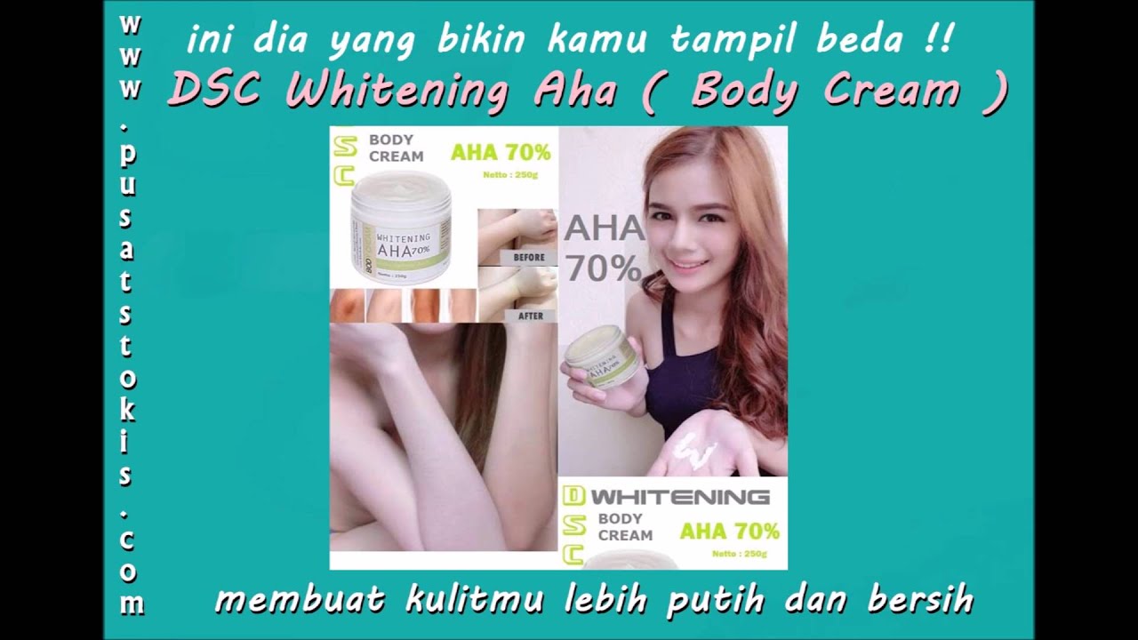 DSC Whitening AHA Body Cream Original, Jual Harga Paling ...