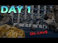 Claiming Our Modded Oil Cave Day 1 Of Wipe! | Ark PvP INX 4man