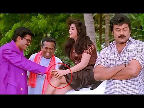 Sneham Kosam Movie Meena Super Hit Comedy Scene | Chiranjeevi | Vijayakumar | iDream Filmnagar
