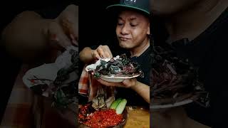 Makan Bayam Merah Pakek Ikan Asin Auto Boros Nasi Porsi Kuli