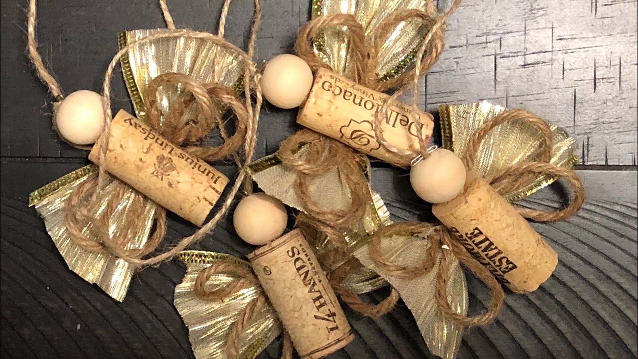 Christmas in July/Craft Fair 2021 Idea #12 Wine Cork Angel