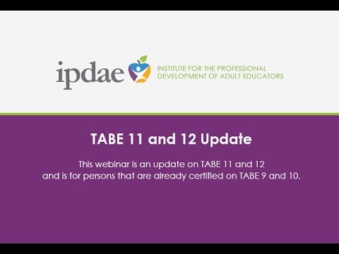 Tabe Score Chart