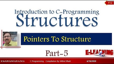 Pointer to Structure | Structures Part-5 | pointer indirection | arrow operator approach |C Tutorial