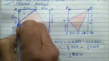 Class 7 - Exercise 11.4 - Q 10 | in the following figures .Find the area of the