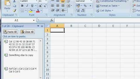 Tip of the Day - Use the Office Clipboard for multiple copy and paste actions
