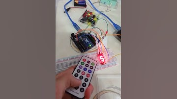 Arduino IR remote with 7segment