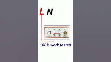 2 switch 1 socket 1 holder connection