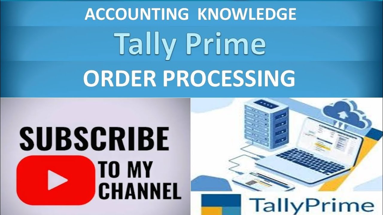 How to create order processing in tally prime||purchase order and sale order in tally prime 