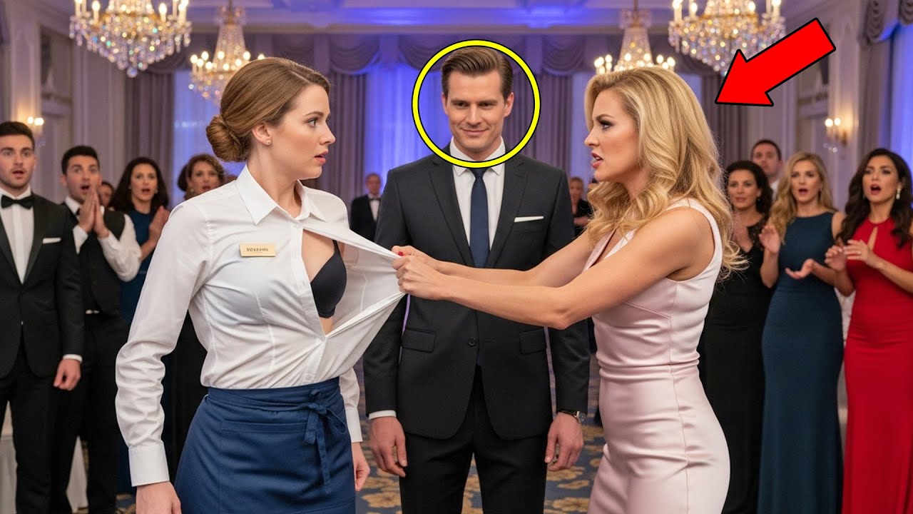 Cruel CEO's Girlfriend Ripped Her Dress, Thinking She’s Just a Waitress—But Her Billionaire Husband