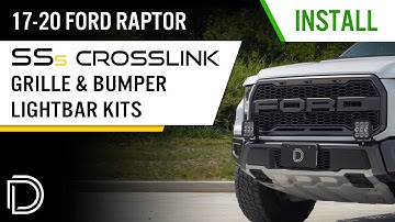 How To: Install 17-20 Ford Raptor SS5 CrossLink Lightbar Kits | Diode Dynamics