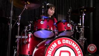 Samsara Newell performing drum cover of &quot;Coming Down Gently&quot; by Morcheeba