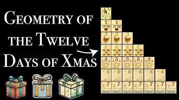 Geometry of the Twelve Days of X-mas (visual proof)