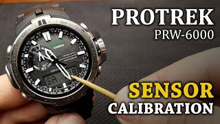 Casio Protrek PRW-6000 - Compass calibration on module 5365