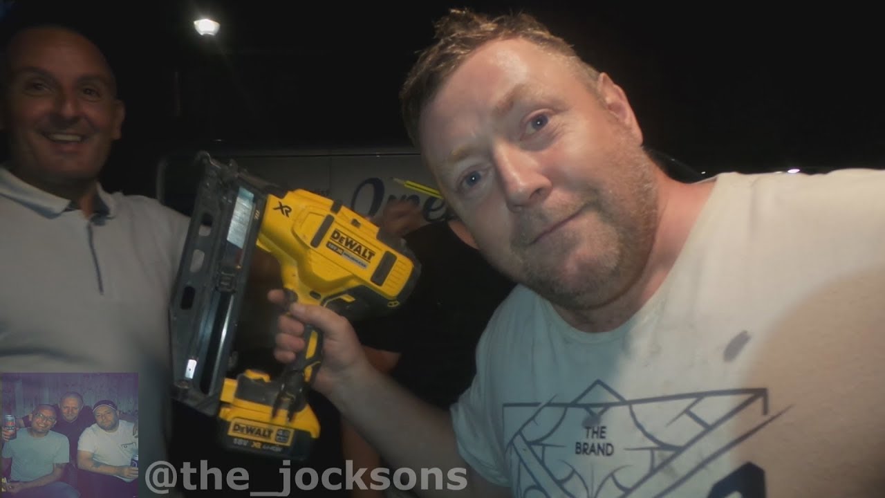 The Jocksons. Nail Gun Ear Piercing YouTube