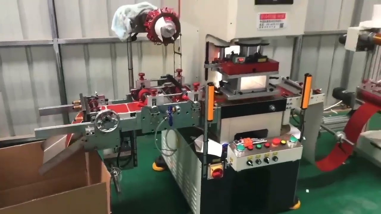 VHB foam rubber semi-automatic servo punching press stamping power die cutting machine