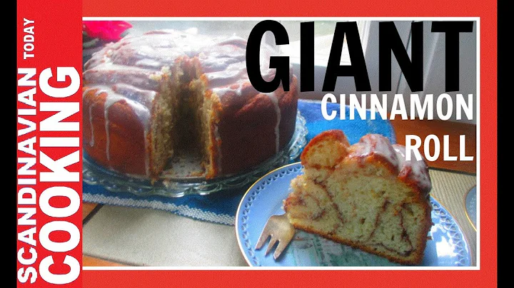 How to Make Giant Cinnamon Cardamom Roll Cake