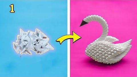 FASTEST WAY to make 3D origami pieces