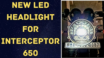 ROYAL ENFIELD INTERCEPTOR 650 | NEW LED HEADLIGHT & LED INDICATORS WITH HAZARD SYSTEM