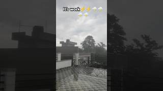 it's working #rain #thunder #music 🌩️⚡⚡