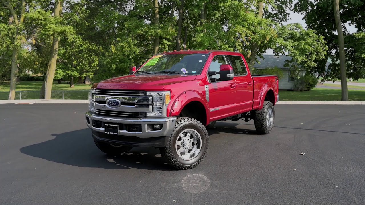 2017 FORD SUPER DUTY F250 SRW LARIAT ULTIMATE POWERSTROKE DIESEL