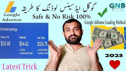 AdSense Loading Method 100% Safe Method  Google AdSense Loading Method 2023  Proxy Earn 300$ Monthly