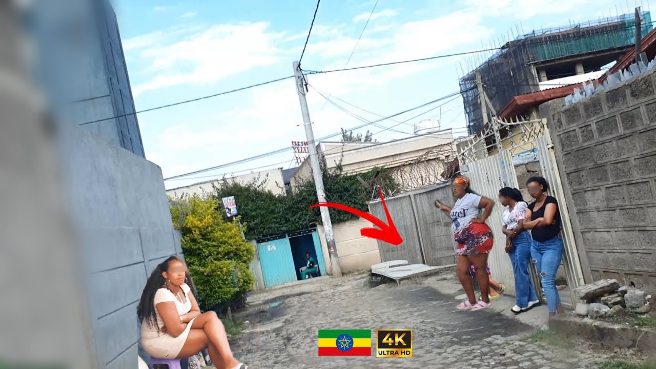 🔴 Addis Ababa’s infamous red-light district  , 🇪🇹 Addis Ababa walking Tour 2025 , Ethiopia