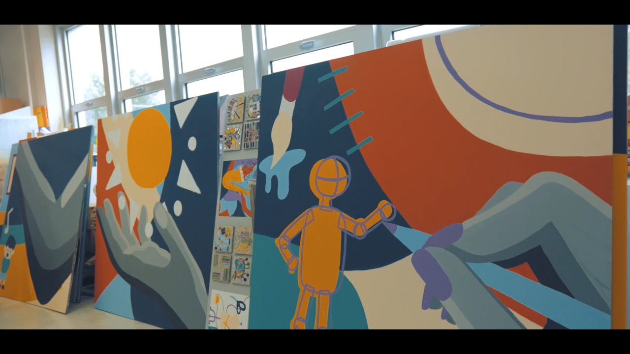 Culture à l'unisson - murale intergénérationnelle de l'Atelier 19