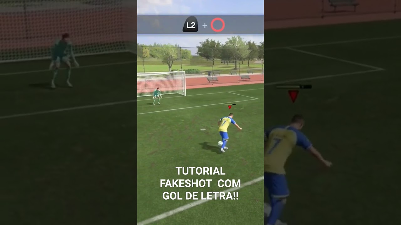 TUTORIAL: FAKE SHOT COM GOL DE LETRA,FIFA 23!!
