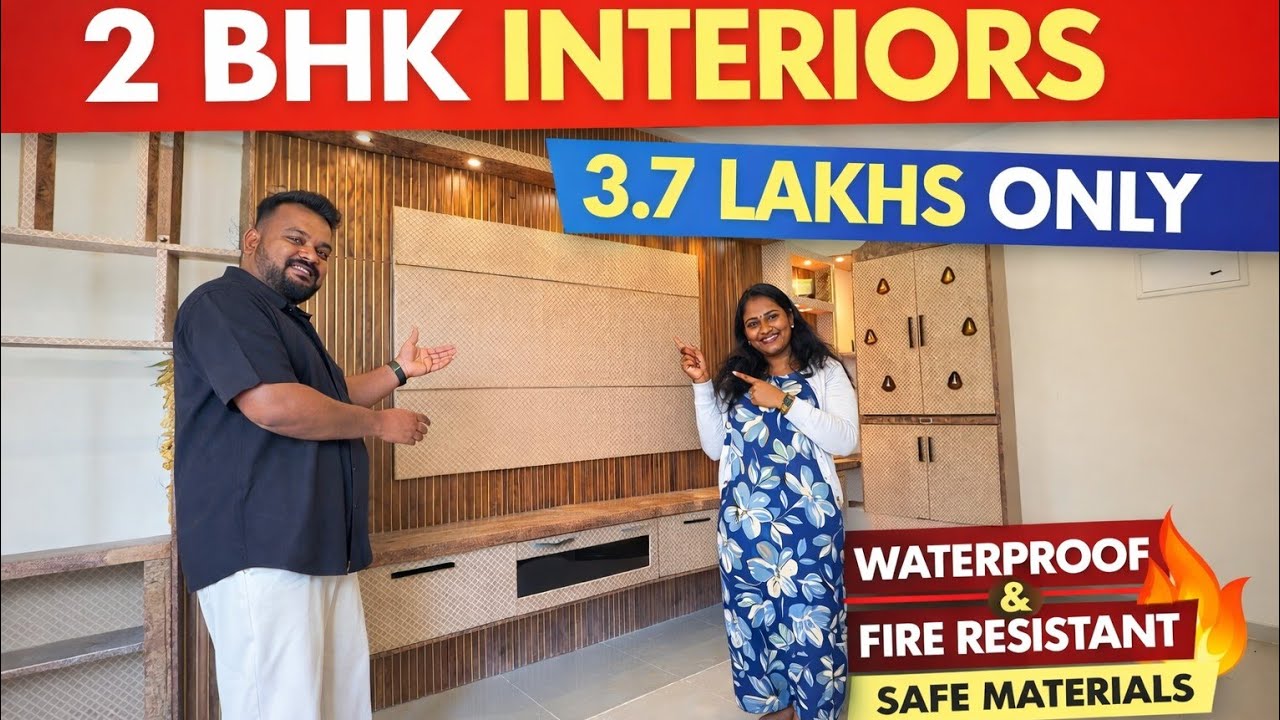 Интерьеры 2-комнатных квартир всего за 3,7 лакха 😱 Водонепроницаемый и огнестойкий сейф | Доступн...
