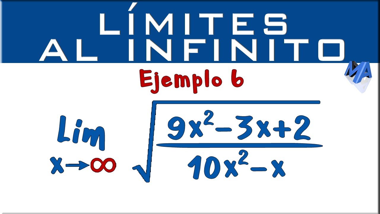 Límites al infinito | Ejemplo 6 resolver モータ