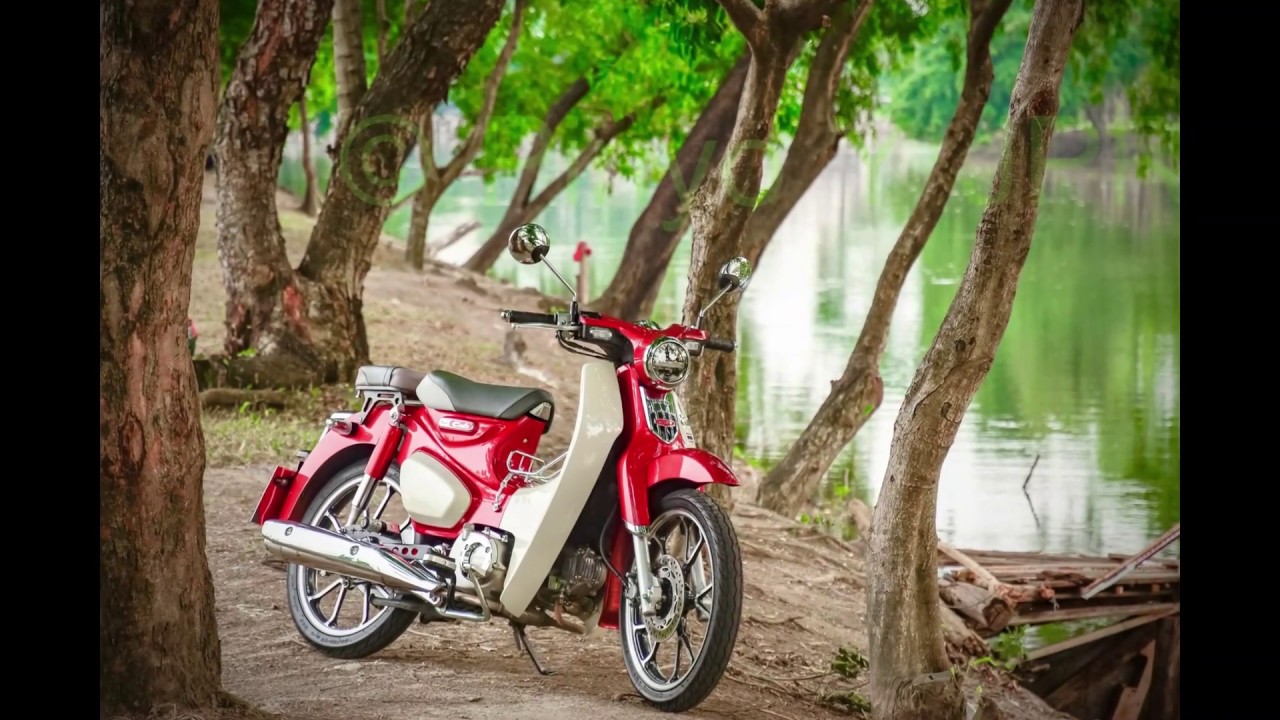 北タイで見かけた赤のカブc125のいる景色 Youtube