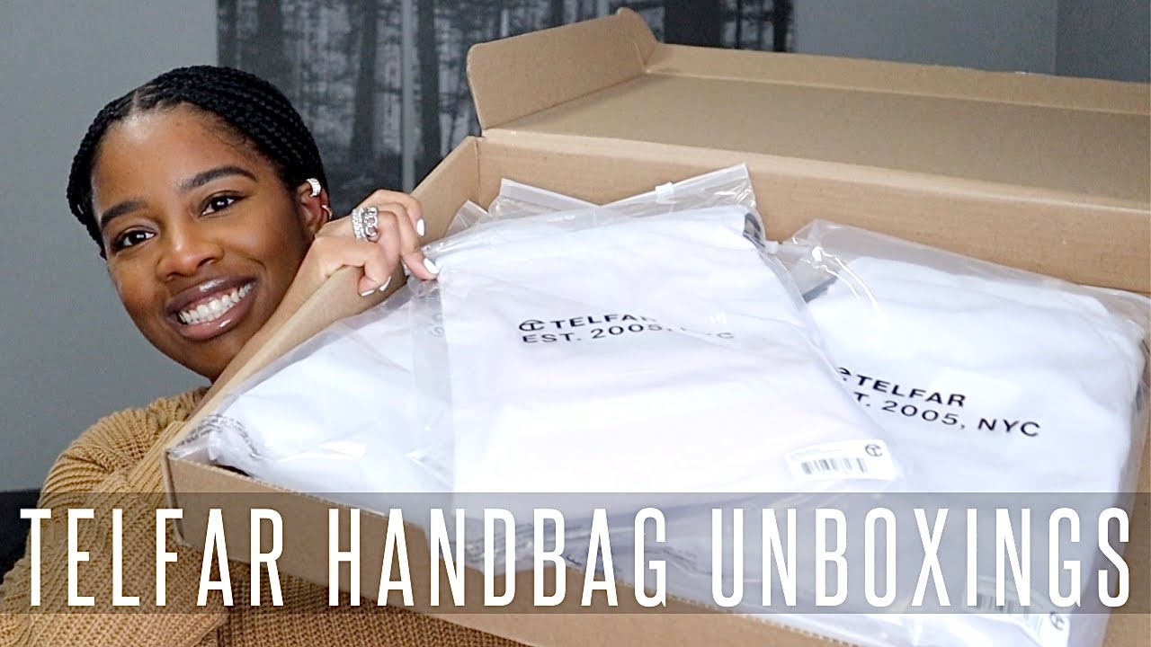 HOW TO GET A TELFAR BAG 2021 (UNBOXING, COLLECTION & SIZE COMPARISON) 