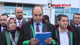 Bingöl Barosundan Tahir Elçi Açıklaması