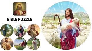 20220804 Biblepuzzle01G 1920X1080 圆横版耶稣小羊 Njc P3X1R1C4 Norine P3X1R1C4
