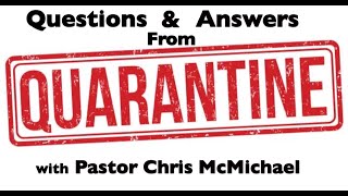 Questions \& Answers from Quarantine - Episode 6 - Bible Translation
