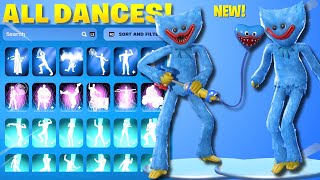 HUGGY WUGGY Poppy Playtime Skin Showcase On 400  ORIGINAL Fortnite Dances & TikTok Icon Emotes