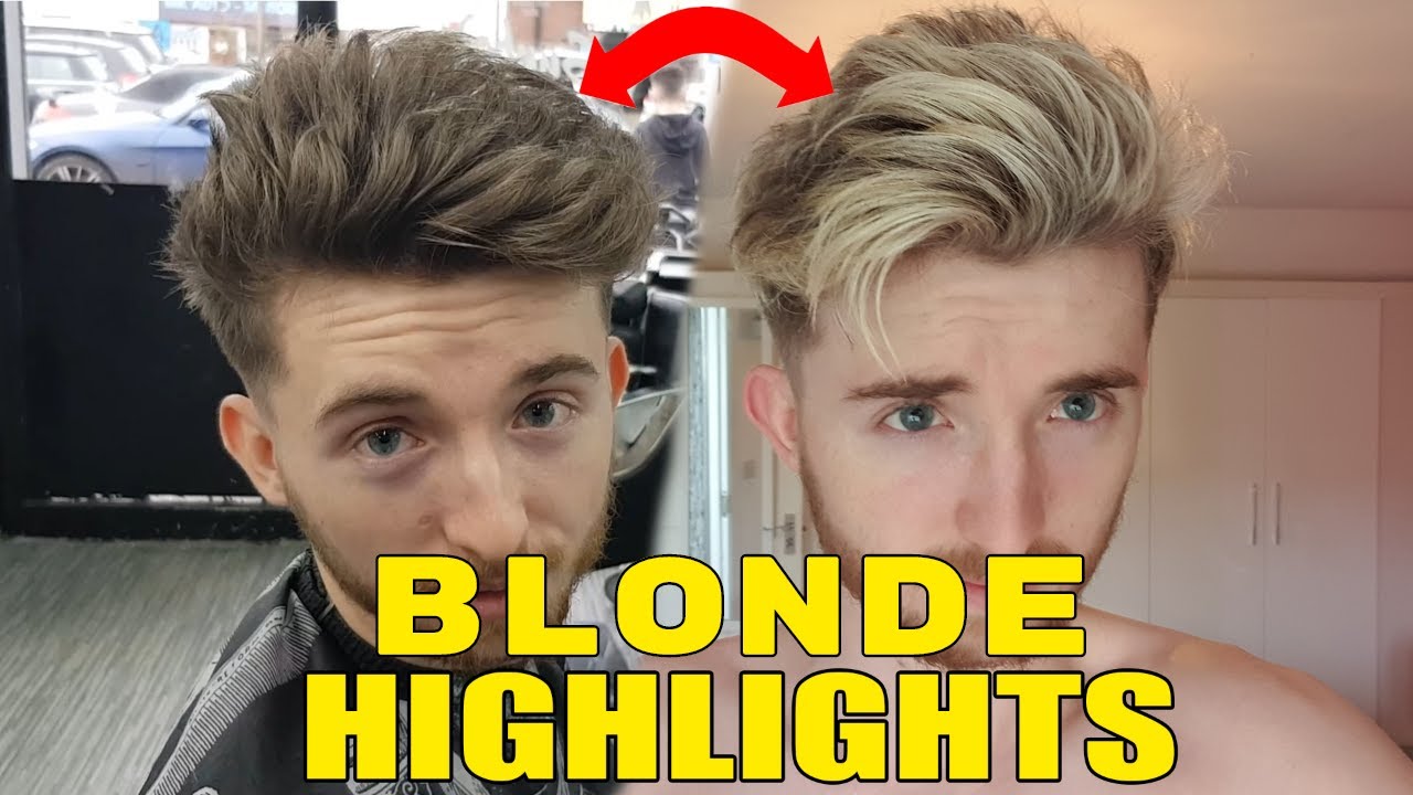 Blonde Highlights For Men And How I Did It - Youtube