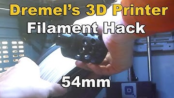 Dremel Filament-Hatchbox Hack fits Idea Builder Model 3D20